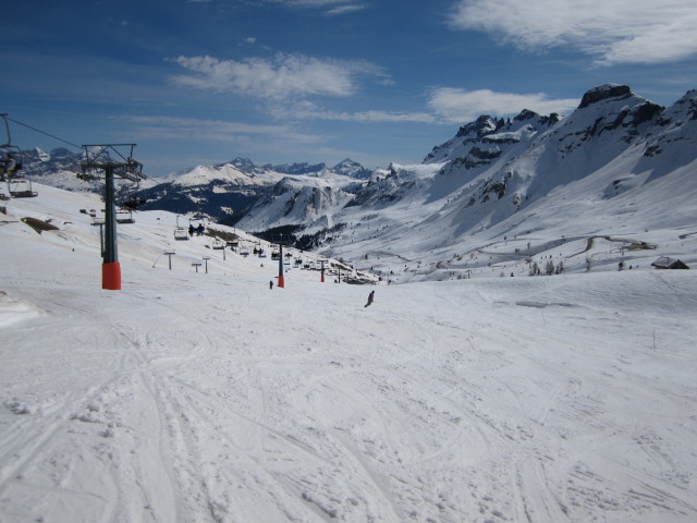 Markus auf der Piste 'Maria I' (18. März)