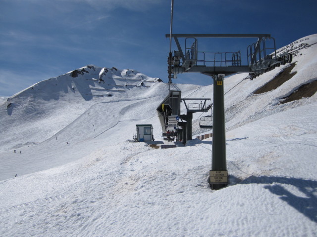 Mittelstation des Sessellift Sella Brunech (18. März)