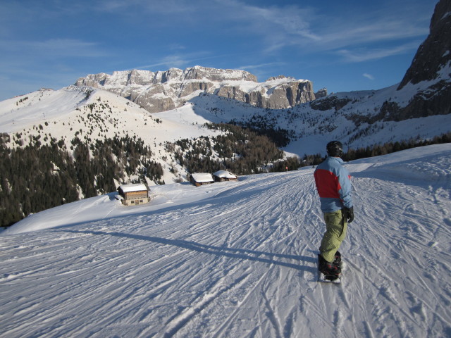 Markus auf der Piste 'Monte Seura - Tschucky' (18. März)