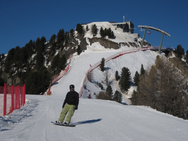 Markus auf der Piste 'Ciampinoi 4' (20. März)