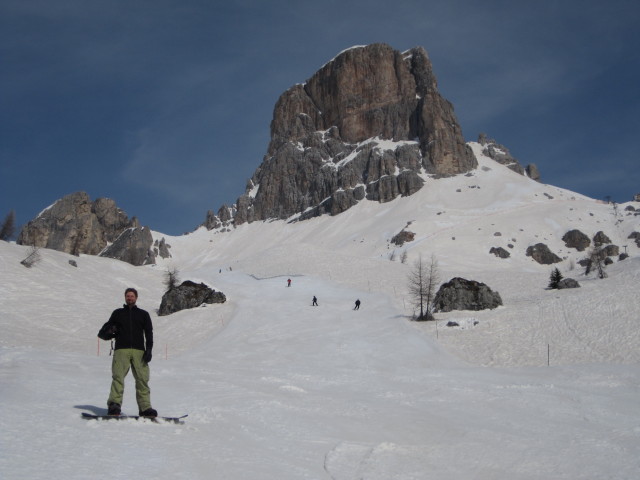 Markus auf der Piste 'Nuvolau' (21. März)