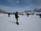 Markus auf der Piste 'Malga Crepaz' (15. März)