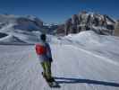 Markus auf der Piste 'Armentarola' (17. März)