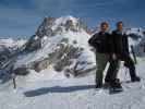 Markus und ich auf der Piste 'Sella Brunech' (18. März)