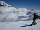 Markus zwischen Sas de Pordoi und Forcella Pordoi (20. März)