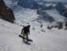 Markus zwischen Forcella Pordoi und Passo Pordoi (20. März)