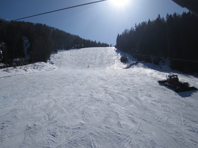 Familien-Abfahrt von der 4er-Sesselbahn Gr&uuml;nleitennock aus