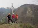 Axel, Martina und ich auf der Beisteinmauer, 632 m