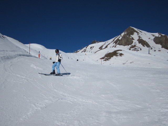 Mama auf der Piste 'Viderjoch - Alp Trida' (7. Apr.)