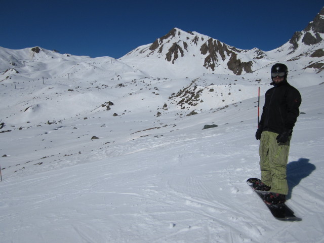 Markus auf der Piste 'Visnitzbahn Berg - Alp Trida' (7. Apr.)