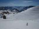 Mama und Markus auf der Piste 'Idjoch - Salaas' (7. Apr.)