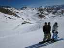 Markus, ich und Mama auf der Piste 'Greitspitze - Salaas' (7. Apr.)