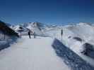 Markus und Mama auf der Piste 'Greitspitz - Höllkar' (7. Apr.)