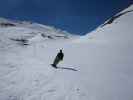 Markus auf der Piste 'Piz Val Gronda - Piz Val Gronda Talstation' (7. Apr.)