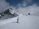 Mama auf der Piste 'Palinkopf - Gampenalp' (9. Apr.)