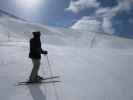 Markus auf der Piste 'Palinkopf - Gampenalp' (9. Apr.)