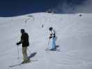 Markus und Mama auf der Piste 'Greitspitze - Salaas' (9. Apr.)