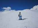 Mama auf der Piste 'Alp Trida Sattel - Alp Trida' (11. Apr.)