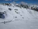 Mama und Markus auf der Piste 'Greitspitz - Höllkar' (11. Apr.)