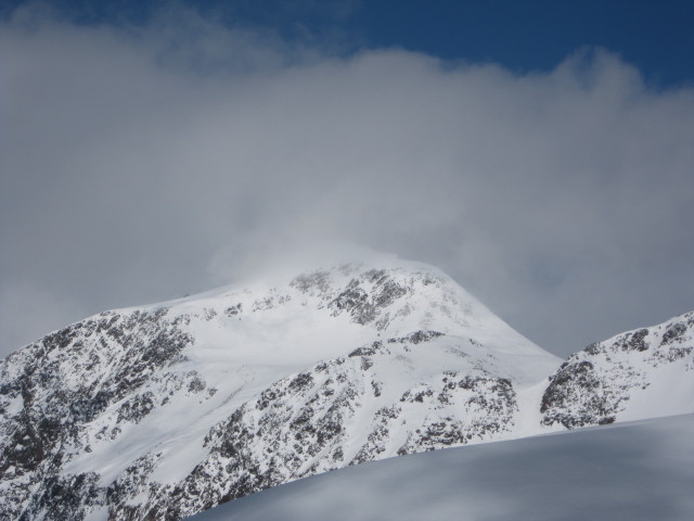 Hinterer Daunkopf vom Sulztalferner aus (13. Apr.)