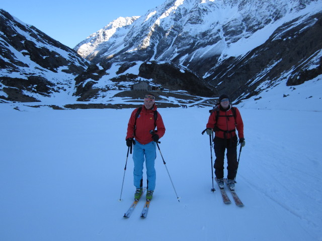 Kai und Gudrun in der Sulze (14. Apr.)