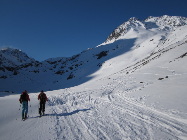 Kai und Gudrun in der Sulze (14. Apr.)