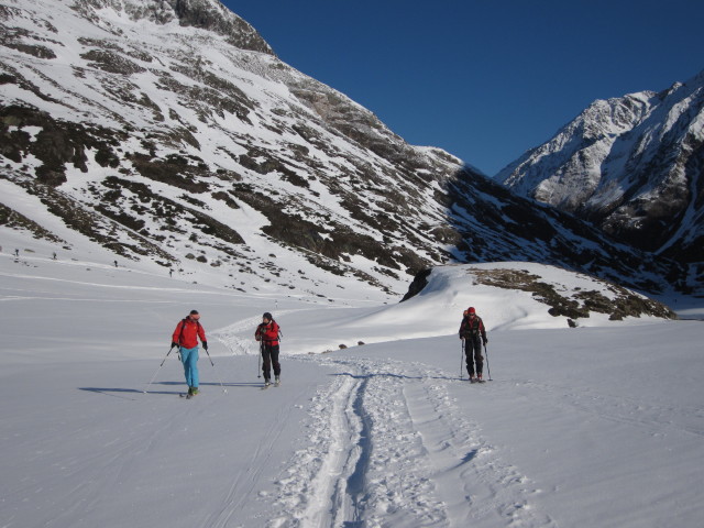 Kai, Gudrun und Christoph in d'Wanna (14. Apr.)