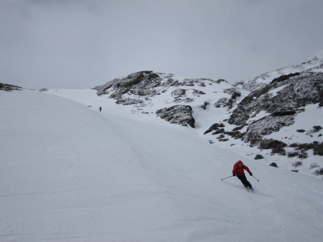Christoph und Gudrun zwischen Rosskar und In der Sulze (15. Apr.)