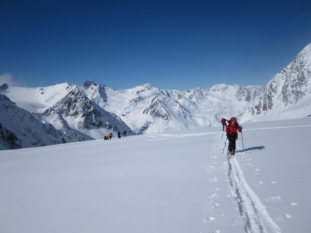 Gudrun am Schwarzenbergferner (16. Apr.)