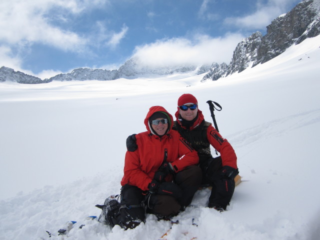 Gudrun und Christoph am Alpeiner Ferner (16. Apr.)