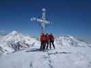 Christoph, Gudrun und ich am Hinteren Daunkopf, 3.225 m (14. Apr.)