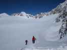 Gudrun und Christoph am Schwarzenbergferner (16. Apr.)