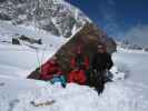 Kai, Gudrun, Christoph und ich am Alpeiner Ferner (16. Apr.)