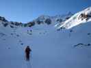 Gudrun zwischen Franz-Senn-Hütte und Stiergschwez (17. Apr.)