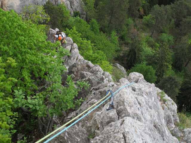 Draschgrat light: fünfte Seillänge