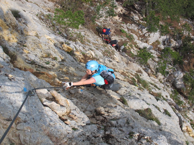 Gebirgsvereins-Klettersteig: Diana in der Weningerwand