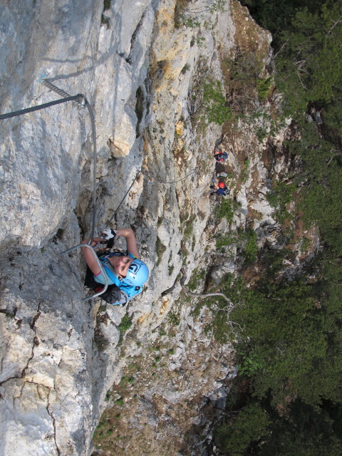 Gebirgsvereins-Klettersteig: Diana in der Weningerwand