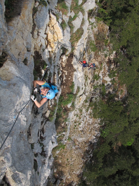 Gebirgsvereins-Klettersteig: Diana in der Weningerwand