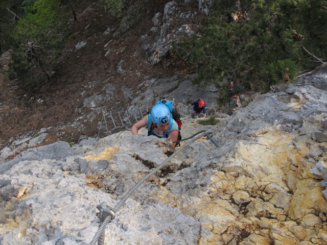 Gebirgsvereins-Klettersteig: Diana in der Pannoniawand