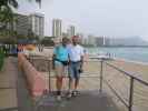 Papa und ich in Waikiki Beach (24. Mai)