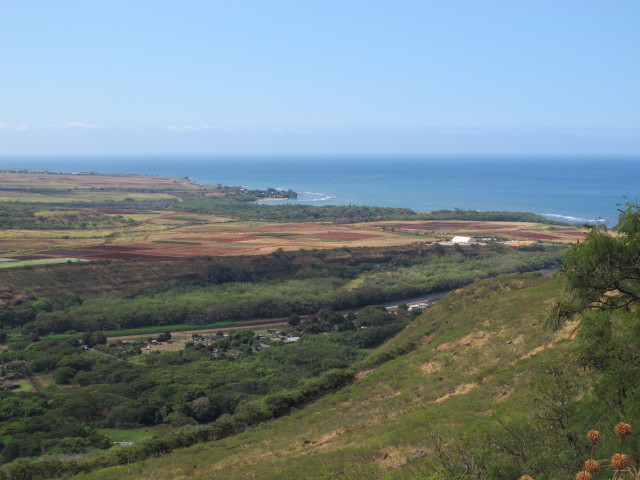 vom Waimea Canyon Drive Richtung Südosten (12. Mai)