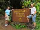 Papa und ich im Wailua River State Park (10. Mai)