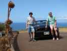 Ich und Papa am Waimea Canyon Drive (12. Mai)