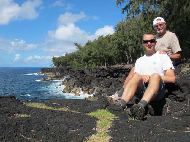 Ich und Papa in der MacKenzie State Recreation Area (15. Mai)