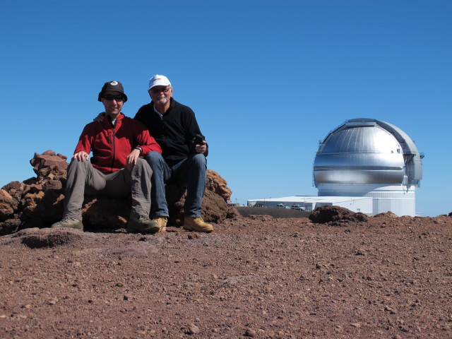 Ich und Papa am Mauna Kea, 4.205 m (16. Mai)