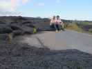 Papa und ich auf der Chain of Craters Road (14. Mai)