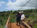 Papa und ich am Start von Line # 6 des Ka'anapali Zipline Adventure (19. Mai)