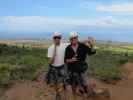 Ich und Papa im Ka'anapali Zipline Adventure (19. Mai)