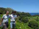 Papa und ich bei der Keanae Peninsula (20. Mai)