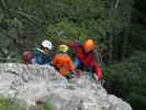 Stefan, Tim und Kerstin auf der Plattenrampe